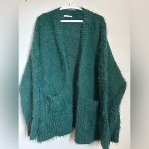 American Eagle Green Oversized Cardigan – Women’s – Soft & Cozy